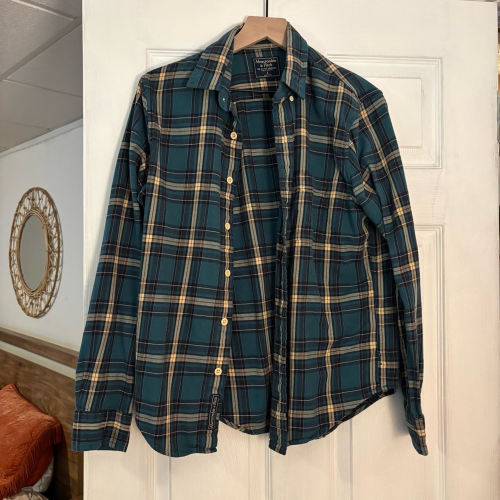 Abercrombie Plaid Button-Up